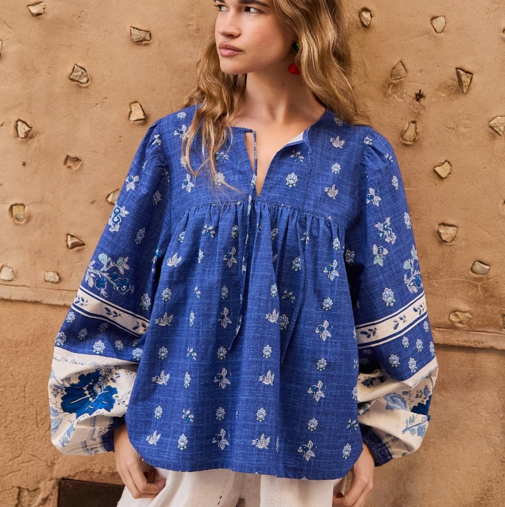 Final Sales Sissel Edelbo Coral TopMazarine Blue